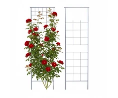 Relaxdays Trellis komplektas 193x58x1 cm Juodas plienas