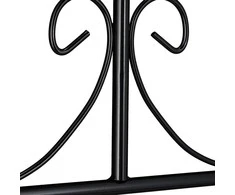 Relaxdays Trellis komplektas, metalas, 150x50x1,5 cm, juoda