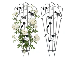 Relaxdays Trellis Rinkinys 2 Vnt Metalas