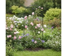 Relaxdays Trellis rinkinys, plienas, juoda