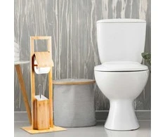 Relaxdays WC rinkinys Bamboo
