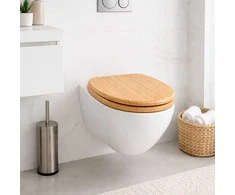 Relaxdays Tualeto dangtis, su lėto nusileidimo mechanizmu, MDF