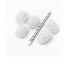 Relaxdays Tualeto šepetys + 5 atsarginės galvutės Ø8 cm