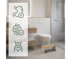 Relaxdays Sulankstoma bambukinė tualeto kėdutė
