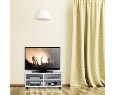 Relaxdays Mobilus TV staliukas su 4 skyriais