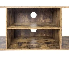 Relaxdays TV staliukas, 50x120x40 cm, rudas, metalinis rėmas