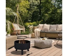Relaxdays Ugnies dubuo, 40.5x58.5 cm, juoda