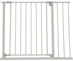 Relaxdays Vaikiška apsauginė tvorelė, reguliuojamas plotis 75-100 cm, metalas, plastikas