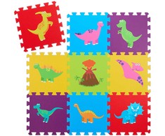Kodustaar Spalvingas dėlionės kilimėlis su dinozaurais