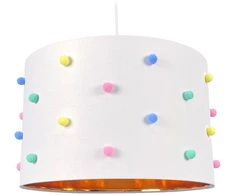 Lampa sufitowa Relaxdays E27 balta, lampa do pokoju dziecięcego