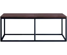 Relaxdays Valgomojo suolas, 120x30x47 cm, Ruda Juoda