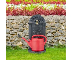 Relaxdays Vandens fontanas, 82,5x32x33 cm, pilkas