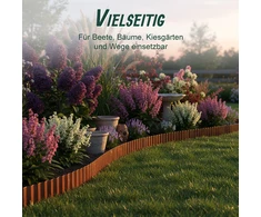 Relaxdays Vejos apvadas, metalas, rūdžių spalvos