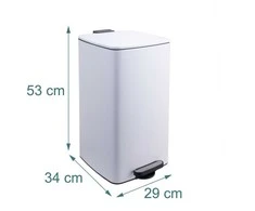Relaxdays Virtuvės šiukšliadėžė 30L