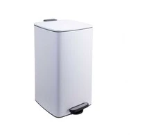 Relaxdays Virtuvės šiukšliadėžė, 30 l, balta, laikymas