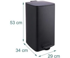 Relaxdays Virtuvės šiukšliadėžė 30 l