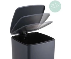 Relaxdays Virtuvinis šiukšlių dėžė 30L juoda