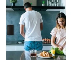 Relaxdays Prie sienos tvirtinama vonios šiukšliadėžė 3 litrai