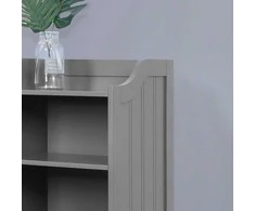 Relaxdays Vonios spintelė, 86x40,5x36 cm, pilka