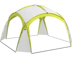 "Outsunny Event Shelter" 3,5 x 3,5 m paviljonas su kablio durimis Vandeniui atsparus žiemą atsparus sodo paviljonas Šalies palapinė Apsauga nuo saulės Stovyklavimas, sodo festivaliai Žalia