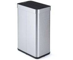 Šaldytuvas Promotions Šiukšliadėžė, 40.6x26.7x66 cm, Sidabrinė, Nerūdijantis plienas