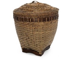 Bazaar Saugojimo krepšys, koloninis, 0,35x0,35x0,4 m, natūraliai ruda