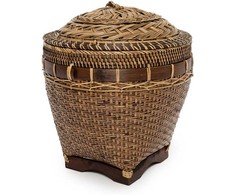 Bazaar Saugojimo krepšys, koloninis, 0,42x0,42x0,45 m, natūraliai rudas