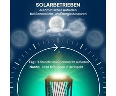 "Outsunny" saulės grindų lempa iš rotango su šviesos jutikliu 25 LED saulės lempos boho stiliaus IP44 vandeniui atspari saulės lempa saulės lempa lauko lempa įkraunamas saulės žibintas sodo balkonui lauko vejos kiemui