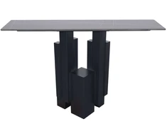 Siauras konsolinis staliukas, 120 cm, Modig, juodas