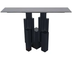 Siauras konsolinis staliukas, 120 cm, Modig, juodas