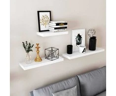 Songmics Vasagle Sieninė lentyna 60 cm balta