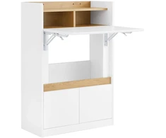 Sieninis sulankstomas stalas, SoBuy FWT109-WN, 64x30x93 cm