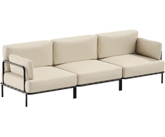Sofa Sitsit Baldų rinkinys, SALVE, 78x234x78 cm, Bežė spalva
