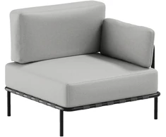 Sofa Sitsit Galinių Modulis, Salve, 78x78x78 cm, Pilka