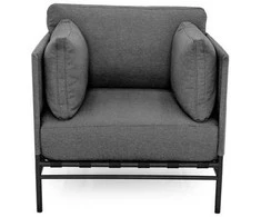 Sofa Sitsit Kėdė, Dandy, 78x78x78 cm, Tamsiai Pilka