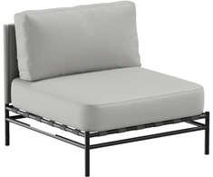 Sofa Sitsit Lauko Baldai, Dandy Vieno Modulio, 78x78x78 cm, Pilka