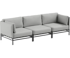 Sofa Sitsit Lauko modulinės baldai, Dandy, 78x234x78 cm, Pilka