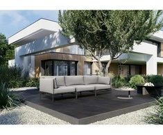 Sofa Sitsit Lauko modulinės baldai, Dandy, 78x234x78 cm, Pilka
