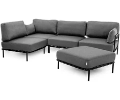 Sofa Sitsit Moduline Baldų Sistema, SALVE, 234x234x78 cm, Tamsiai Pilka