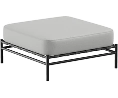 Sofa Sitsit Pufas modulis, Dandy, 78x78x37 cm, Pilka spalva