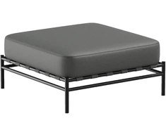 Sofa Sitsit Pufas modulis, Dandy, 78x78x37 cm, Tamsiai pilka spalva
