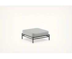 Sitsit Pufas modulis, Dandy, 78x78x37 cm, Pilka spalva