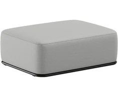 Sofa Sitsit Pufas Modulis, Šiaudai, 80x102x40 cm, Pilka