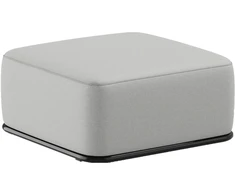 Sofa Sitsit Pufas Modulis, Šiaudai, 80x80x40 cm, Pilka