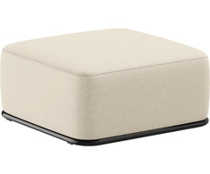 Sofa Sitsit Pufas Modulis, Šiaudai, 80x80x40 cm, Bežinis