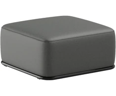Sofa Sitsit Pufas Modulis, Šiaudai, 80x80x40 cm, Tamsiai Pilka