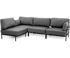 Sofa Sitsit Sofos modulis, Salve, 156x234x78 cm, Tamsiai pilka