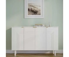 Skandica Komoda, Dancan YOKO, 156x40 cm, Balta