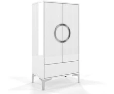 Skandica Komoda, EVA, 60x38x120 cm, Balta
