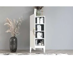 Skandica Komoda, Visby DEMI HIGH 2D, 50,5x42 cm, balta